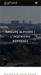 Mobile Screenshot of groupe-alphard.com